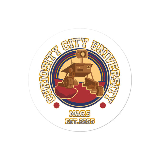 Curiosity City University stickers